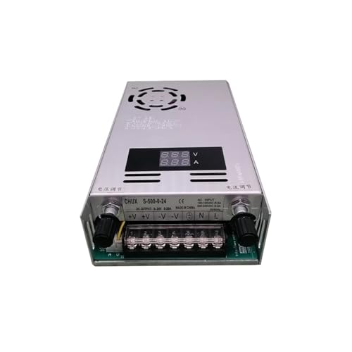 500W �����\�X�C�b�`���O�d���A�f�W�^���f�B�X�v���C�t���ADC 0-12V�A24V�A36V�A48V�A60V�A80V�A110V�A220V�p�d��(0-12v 0-40a)