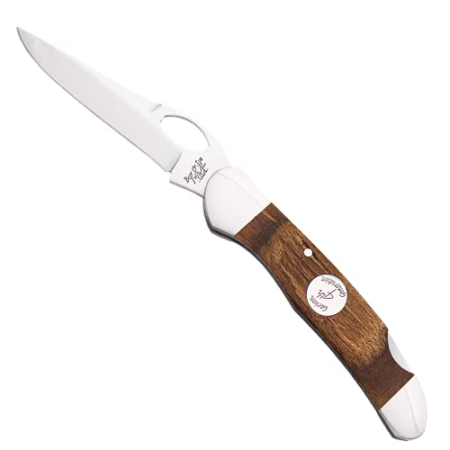 Bear & Son Cutlery Heritage Walnut Locking Cowhand Knife, Brown, 3 3/4