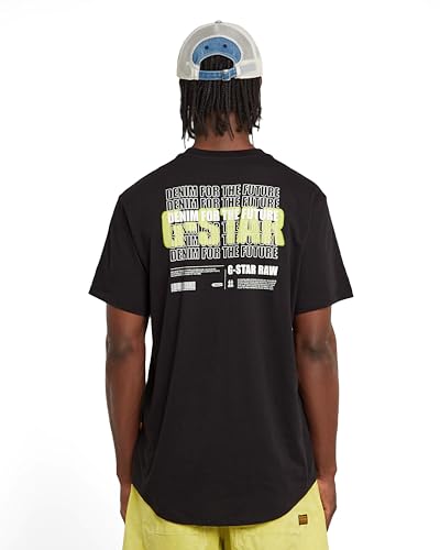 G-Star Homme T-shirt Lash Back Graphic, Noir (dk black D26043-C372-6484), M