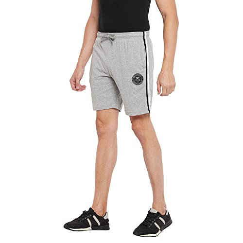 Image of Duke Stardust Men M. Grey Melange Color Regular Shorts M