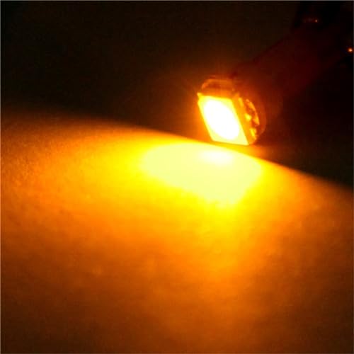 Pack 20 Lámparas LED T5 1-SMD 5050 para Tablero Amarillo miniatura 6