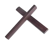 Healifty Kalligrafie Briefbeschwerer aus Massivholz 30cm Paar Chinesischer Schreibtisch Papiergewicht für Kalligrafie Schreibwaren und Malerei im Chinesischen Stil