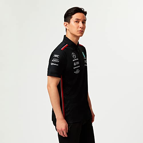 MERCEDES AMG PETRONAS Formula One Team - Team-Polo 2023 - Schwarz - Männer - Größe: XXL