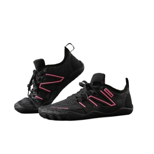Zapatos barefoot transpirables unisex de punta ancha ajustables