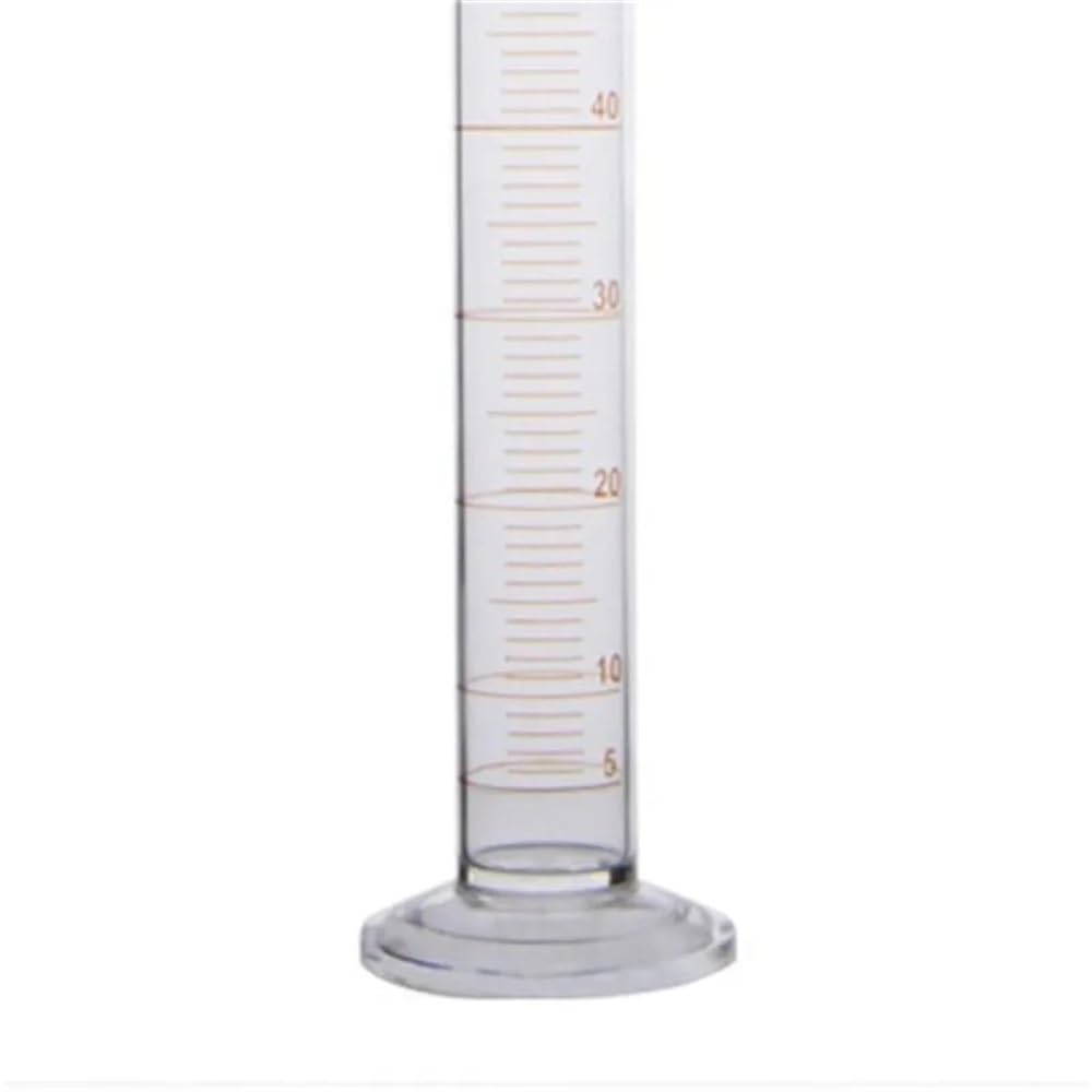 Cilindro graduato da laboratorio 50 ml con tappo in vetro borosilicato 3. ad alta densità, forniture for di misurazione Attrezzature da laboratorio