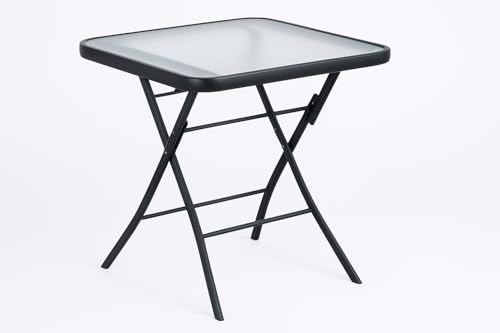 HERSIG: Mesa de Jardin Cuadrada Plegable