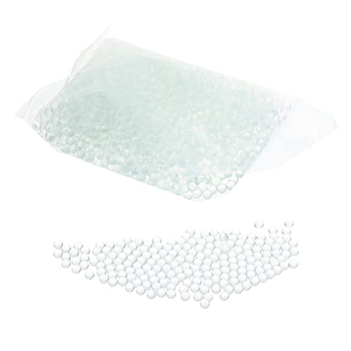 Solustre 1 Pack Experimental Glass Beads Zeolite Mixing Glass Glassine Glass Boiling Stones Boiling Chips Chemistry Pearls Balls Labs Anti Boiling Glass Bead Labs Sand Grinding Bead Paint #TOP25
