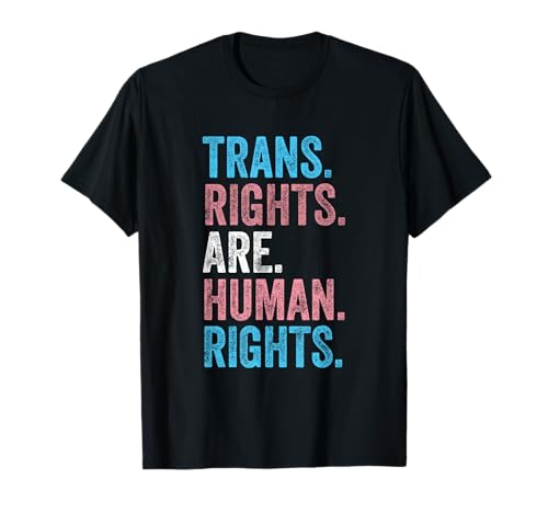 Transgender LGBTQ Outfit Trans Rights Are Human Rights T-Shirt