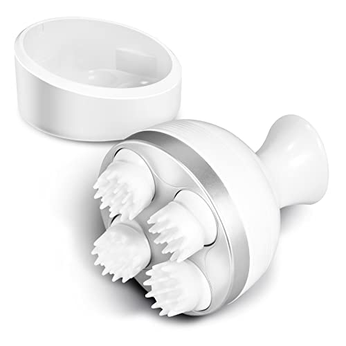 Image of MAYCREATE Electric Scalp Massage USB Scalp Massager with 76 Massage Spots 4 Modes Head Meridians Massager Stress Relief Portable Scalp Massager Shampoo Massagers Scalp Brush Massager