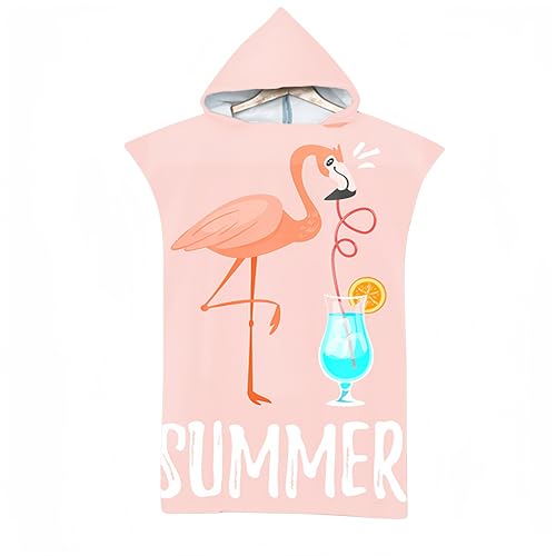 Proumhang Changing Towel, Surfponcho-Handtuch mit Kapuze, Badetuch mit Kapuze, für Erwachsene, Strandtuch, Bedruckt, Einheitsgröße, Mode 8, 75 x 110 cm
