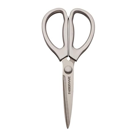Farberware Stainless Steel Kitchen Shears, Silver Cover