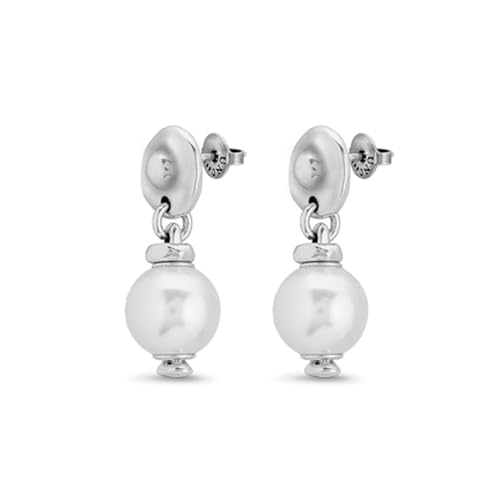 Boucles d'oreilles plaquées argent et petit maillon circulaire chic - 2
