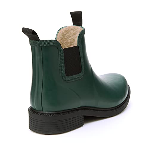 Jbu By Jambu Women's Chelsea Rain Boot Waterproof Ankle, Hunter Green, 9 #TOP3