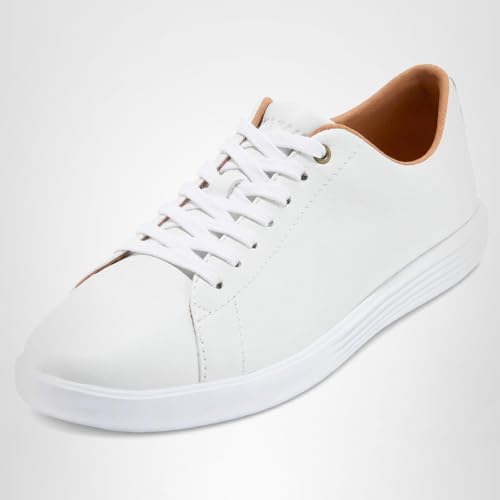 Cole Haan Cole Haan womens Grand Crosscourt Sneaker, Bright White Leather/Optic White, 7.5 US