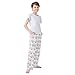 Yuiboo Elastic Waist Sleepwear Delivery Van Jogger Pajama Pants Long Indoor Outdoor with Pockets 13-14Y