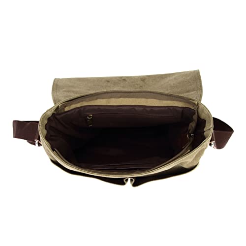 Sechunk Canvas Small Messenger Bag Vintage Shoulder Bag Everyday Purse Crossbody Bag For Men Women thumb #4