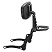 SFriding Multifunction Adjustable Sissy Bar for Kawasaki Vulcan 900 VN900 2006-up with Folding Luggage Rack