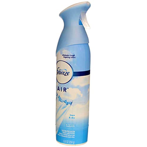 Image of Febreze Odor-Eliminating Air Freshener Spray, Linen and Sky, 8.8 oz (Pack of 3)