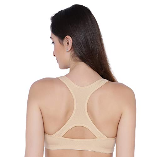 Image of Women's Cotton Blend Non-Wired Sports Bra