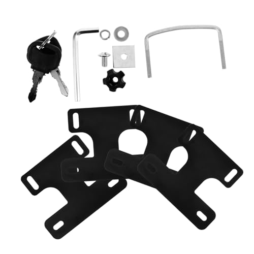 PLAFOPE Roof Rack Crossbars Holder Clamps 4pcs Car Roof Rack Rod Clamps for Secure Fixing