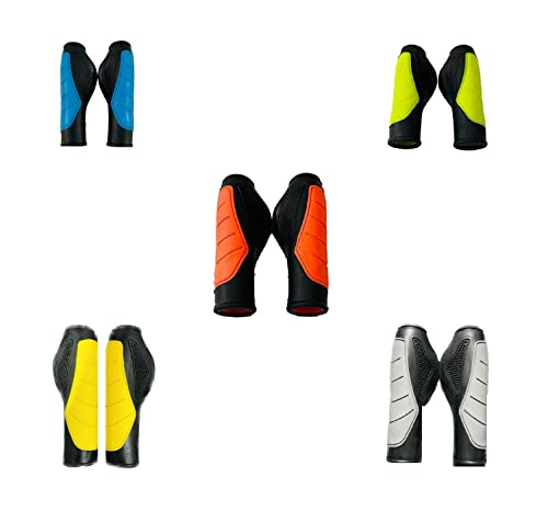 Wavva® Bicycle Handlebar Grip Set Soft Rubber Non Toxic Anti-Slip Standard Size Cycle Handle Grip Length 13 cm.(Multi-Color) Wavva® Bicycle Handlebar Grip Set Soft Rubber Non Toxic Anti-Slip Standard Size Cycle Handle Grip Length 13 cm.(Multi-Color)