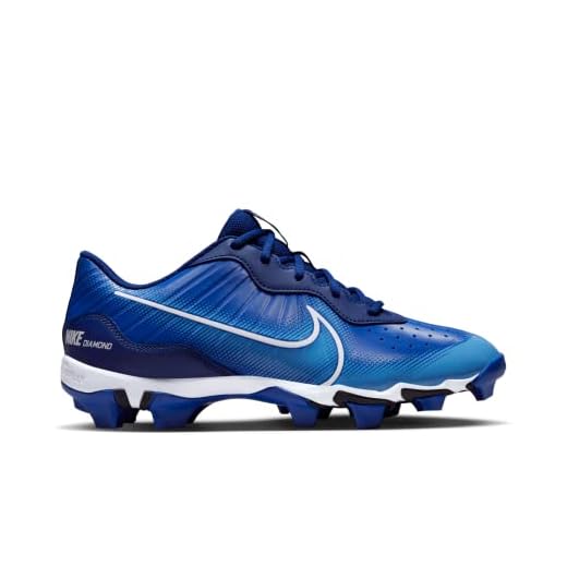 Nike Alpha Huarache Keystone Low Rubber Baseball Cleats Royal | White Size 13 Medium