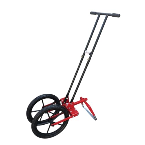 Image of Adjustable Double Wheel Weeder Cum Cultivator Machine | Manual Push Type Garden & Farm Tool for Weed Removal, Soil Loosening & Inter-Cultivation (HARROW-Weeder-12-Inch)