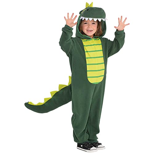 amscan 9902083 Désguisements Dinosaure à Fermeture Éclair Pour Enfants 4-6 Ans