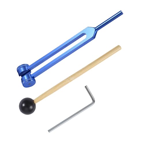 UPKOCH Professional Ear Blue Aluminum Alloy Tuning Fork Ear Nerve Fork Easy to Carry