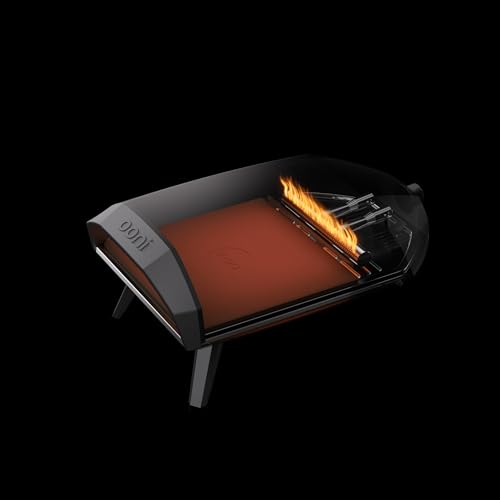 Ooni Koda 12 Gas Pizza Oven – 37 mBar Propane Outdoor Pizza Oven, Portable Pizza Oven For Fire and Stonebaked 12 Inch Pizzas, With Gas Hose & Regulator, Countertop Pizza Maker, Outdoor Pizza Cooker
