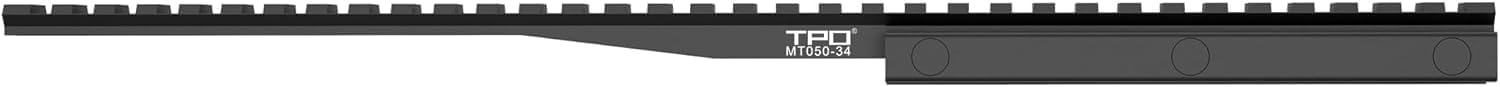 34-Slot Extended Picatinny Rail Riser Mount (1"/0.83"/0.5" Height), 13.6" Length Flat Top Mount Adapter and Riser Mount