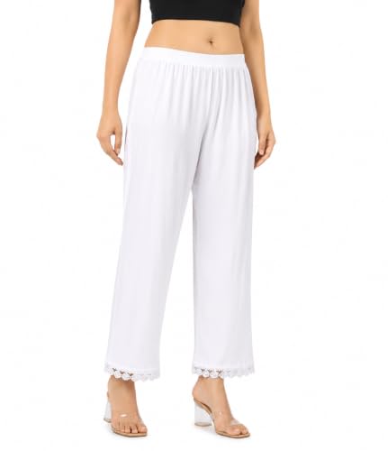 Cotton Regular fit Palazzo | Flared Palazzo Pants with Pocket for Women & Girls | Relaxed Bottom Wear_10