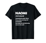 Naomi Name Shirts & Gifts Women's Personalized Classic Fit Black Crew Neck Short Sleeve T-Shirt