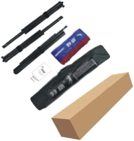 Portable Badminton Tennis Net Stand with Volleyball Poles and Net - Ideal for Indoor and Outdoor Athletic Training