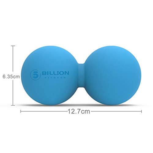 Image of 5BILLION FITNESS Peanut Massage Ball - Double Lacrosse Massage Ball & Mobility Ball for Physical Therapy - Deep Tissue Massage Tool for Myofascial Release, Muscle Relaxer, Acupoint Massage