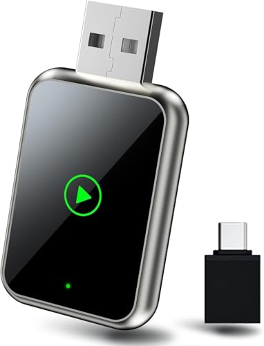 Image of Jemluse Wireless CarPlay & Android Auto Adapter for Cars, Support iPhone & Android, Convert Wired CarPlay /Android Auto to Wireless, Fast Auto Connect, Support Navigation, Music, Calls & More (JEML6)