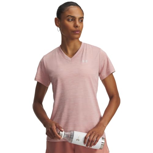 Image of Under Armour Women's Velocity Twist Short Sleeve V Neck T Shirt
