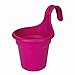 Produktbild Elho 690-2501823500 Green Basics Easy Hanger Small Pflanzgefäß, Kunststoff, Ø 18 cm, Kirsche (2 Stück)