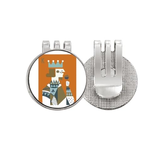 Idée cadeau golf originale avec ce marqueur de balle de golf magnétique motif carte à jouer