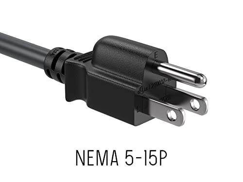 Cable Leader Power Cord Splitter Cable For 2 Nema 5-15R To 1 Nema 5-15P (14 Inches / 16 Awg) #TOP1
