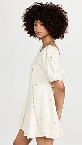 Free People Wanna Dance Mini Dress Ivory SM (Women's 4-6)4
