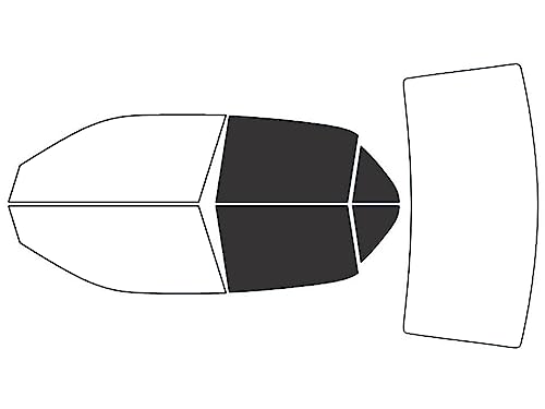 Rvinyl Window Tint Kit Compatible with 300 2011-2023 - Black 20% - Single Ply No Bubble Film - Do it Yourself Vehicle Back Precut Kit