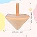 IMIKEYA 12pcs Wooden Gyro Toys Hand-Painted Rotated Gyro Kids Toys for Creative Play and Coordination Development