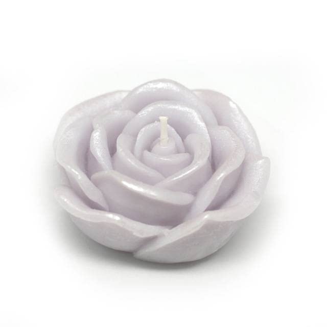 CFZ-073-12-0 3 in. Rose Floating Candles, Purple - 144 Piece