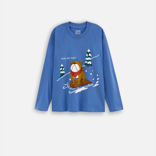 Image of Nap Chief Kids Cotton Full Sleeves Printed Night Suit for Boys & Girls, T-Shirt & Pyjama Set for Sleepwear