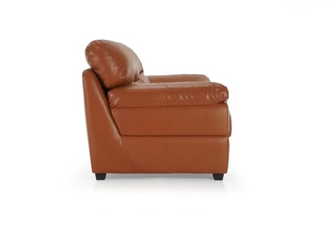 Image of LEGACY OF COMFORT Heaven 3 Seater Sofa Premium Leatherette Sofa for Living Room Offices and Hotels Brown