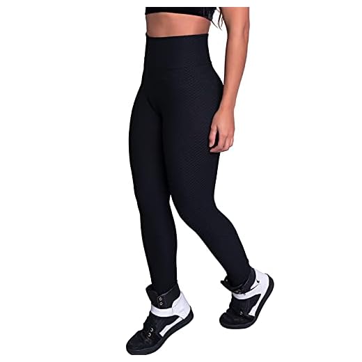 Calça Legging MVB Modas Feminina Cintura Alta Bolha