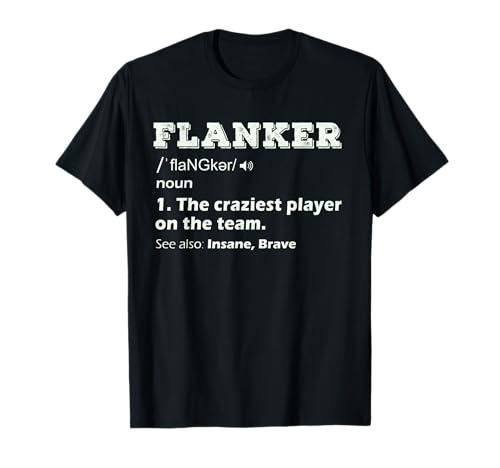 Flanker Rugby Player Football Wide Receiver T-Shirt