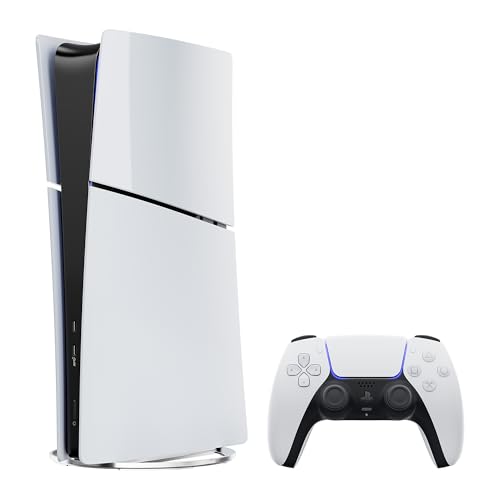 Image of PlayStation 5 Slim Digital Edition ASTRO BOT Bundle and Mytrix Controller Case - White, Slim PS5 825GB PCIe SSD Gaming Console