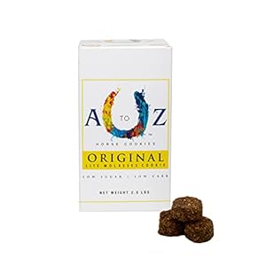 Horse Treats Original Flavor, A Softer Cookie/Pill Popper Made w/Lite Molasses, Low Carb/Sugar, Wheat, Corn, Soy & Alfalfa Free. Natural Human Grade Ingredients, 2.5 lb Box